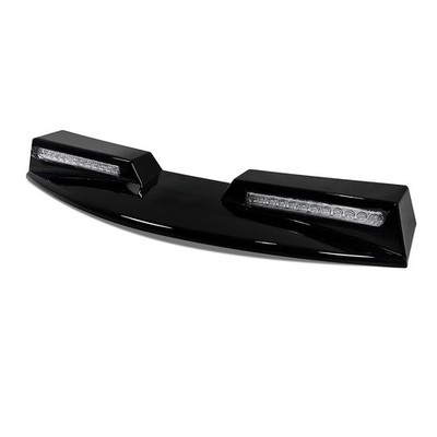 Black Roof Top Spoiler w/ LED DRL Spotlights Lamp For 2022-25 Toyota Tundra Set