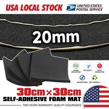 4SQFT Adhesive Neoprene Rubber Sheet Sponge Foam Pad for Craft 20mm US SHIP