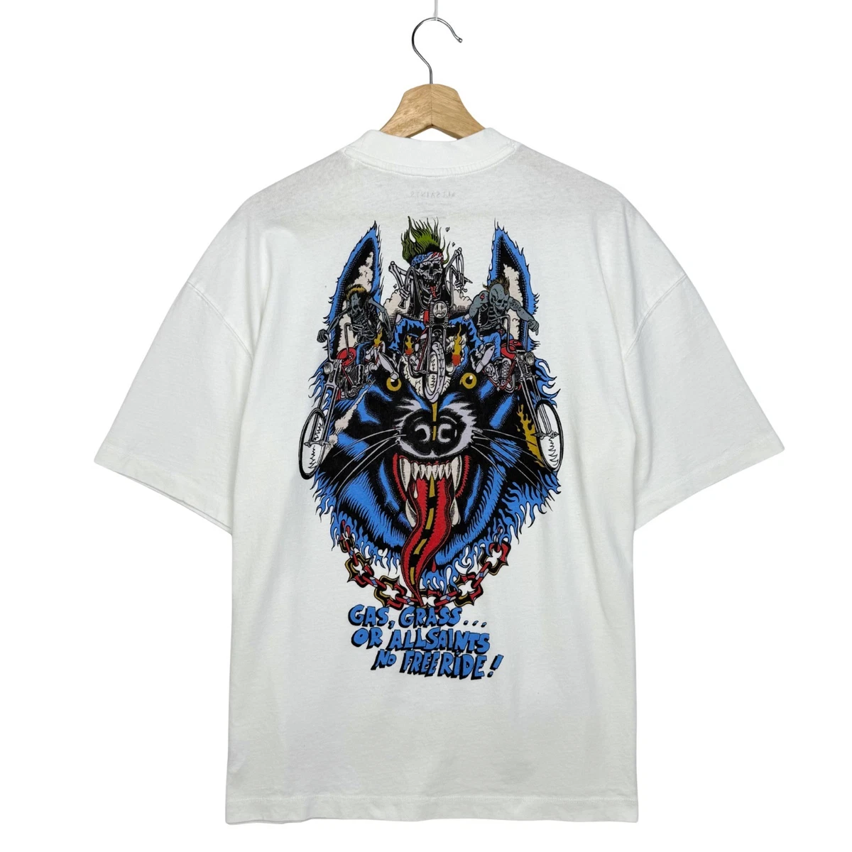 AllSaints - Nero - T-shirt ras de cou à manches courtes