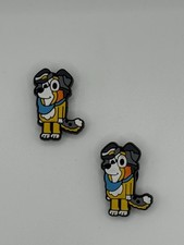 2pcs shoe charms for croc Theme Charms Bluey Bingo Cartoon Shoe Charms