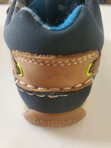 Boys shoes size 11 .Soft Healthy Handcrafted Leather. Blue, Pediped Beji 0214 - Picture 3 of 9