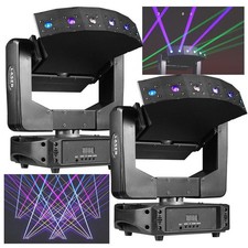 2X RGB Laser XYZ 6 Eyes for Stage DJ Club Wedding Gig Event Club Pub Show Light