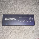 Rechargeable Heated Eye Mask Black with Blackout Light & Pressure on Eye — photo 1