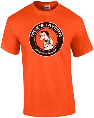 Moe's Tavern Springfield Usa The Simpsons T-shirt