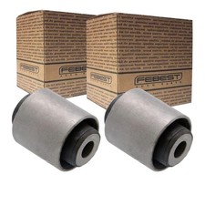 2X FEBEST QUERLENKERLAGER BUCHSE AUßEN HINTEN UNTEN passend für HONDA ACCORD MAZ