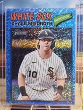 2026 Topps Heritage Aqua Sparkle Chase Meidroth Chicago White Sox #298 SSP