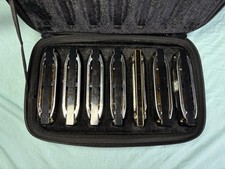 Hohner Special 20 Harmonica Lot Set of 7 Keys w/ Case Made in Germany