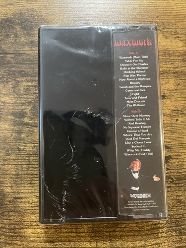 Waxwork Soundtrack (Cassette Tape) Limited Edition Horror Terror NEW & SEALED - Picture 2 of 3