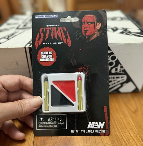 Pro Wrestling Crate Wrestling Make Up Kit Black/Red/White One Size