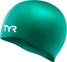 TYR Adult Wrinkle Free Silicone Swim Cap for Drag Reduction and Hair Protection