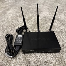 SonicWall TZ300 W Firewall Router with antennas and power supply