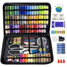 66 Color Sewing Kit for Adults,305 Pcs Sewing Thread Kit,Portable Needle and ...