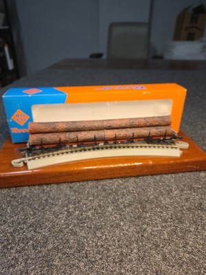 Roco HO # 4360S Logs Wagon Inmaculate Conditions Never Run On Tracks 