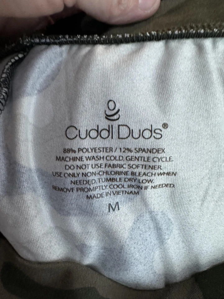 Leggings Cuddl Duds para mujer camuflados medianos tiro alto elásticos pantalones de yoga Foto 3 de 4