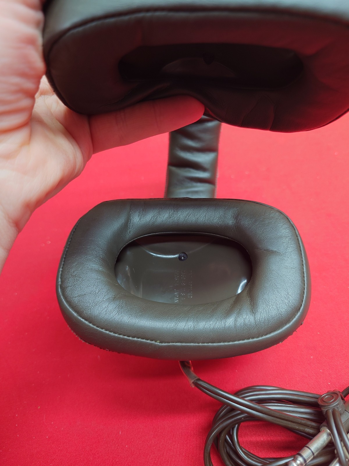 Vintage Lafayette F-4400 4-Channel Stereo Headphones Tested Broken Ch2 Read