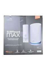 Arris Surfboard mAX W122 Mesh WiFi 6 System Router and Extender AX6600