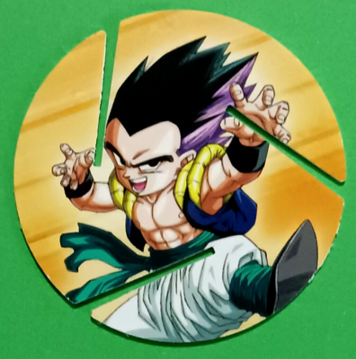 TAZO DRAGON BALL Z Cheetos #082 GOTENKS 2018 MEXICO Pogs Toei
