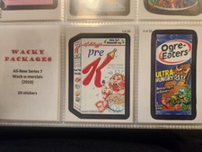 2010 Topps Wacky Packages ANS7 All-New Series 7 Wack-o-mercial set