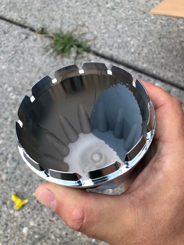 Carroll Shelby Wheels CS1 Chrome Aftermarket Wheel Center Rim Cap Hub Cover CS - Picture 4 of 7
