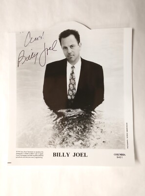 BILLY JOEL AUTOGRAPH SIGNED 8X10 PROMO PHOTO MUSIC COLUMBIA 1994