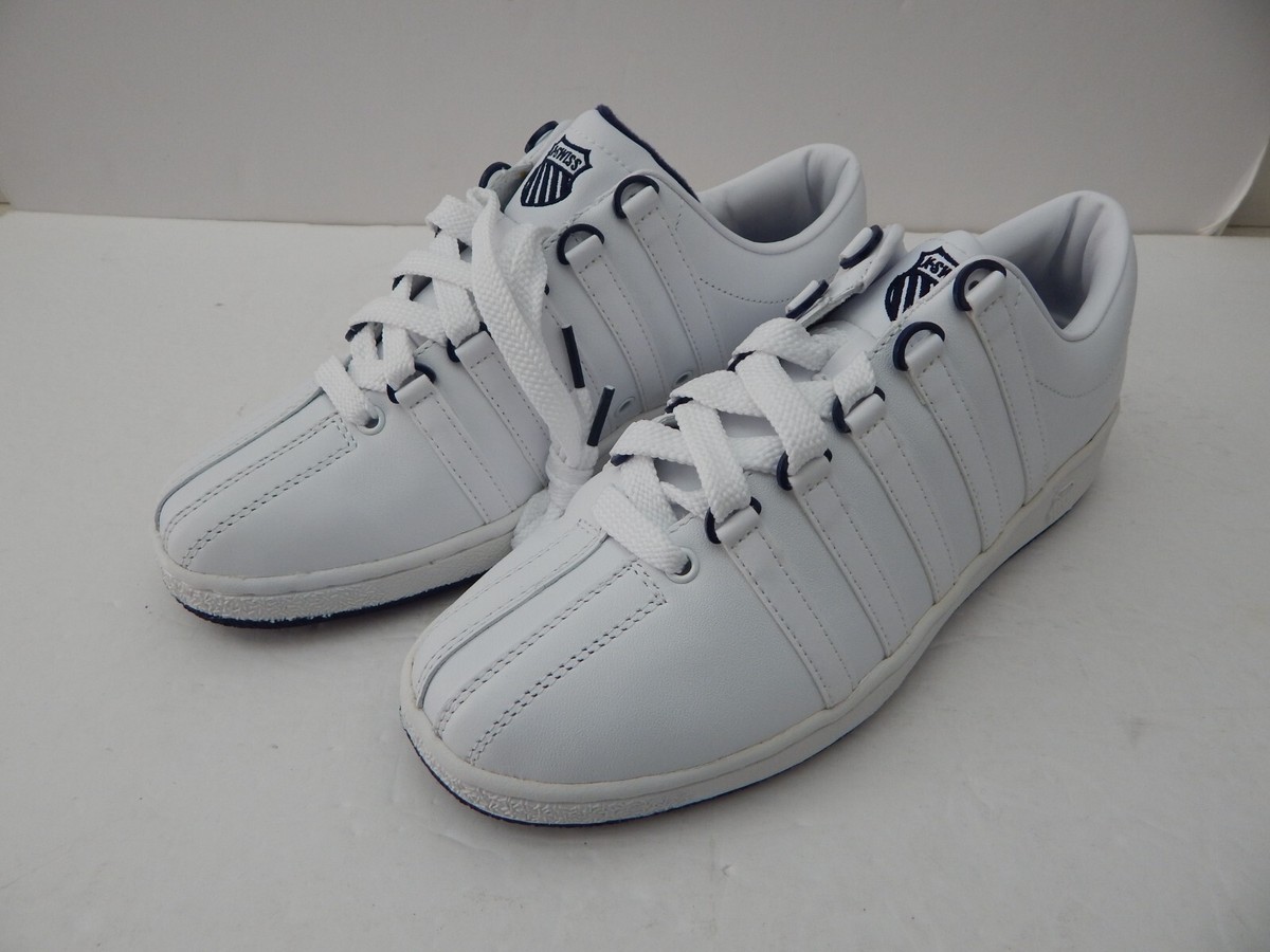 K-Swiss Classic Luxury Edition Low Men Adult Sneaker 8 US White/Navy New |  eBay
