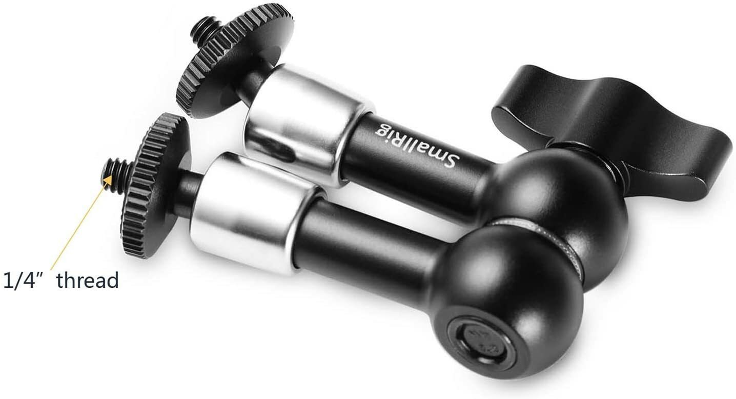 Bras articulé anti glissement pour fixer fermement un accessoire sur rig