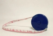 Tailor Measuring Tape 59 1/8in Self-Wound Good Quality Round Blue