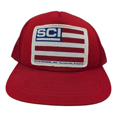 Vintage Snapback Cap SCI Systems Inc Huntsville Alabama Hat