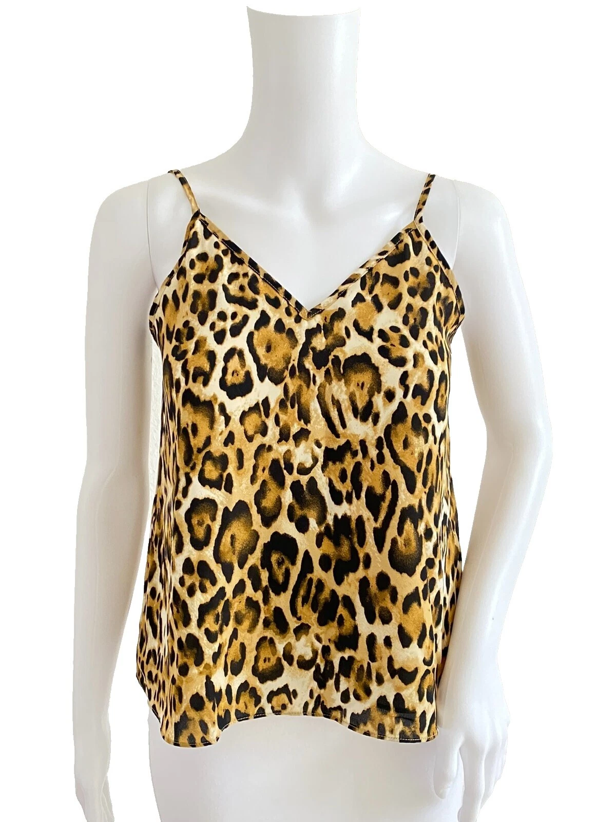 Camisetas sin mangas estampado animal de Poliéster para Mujer