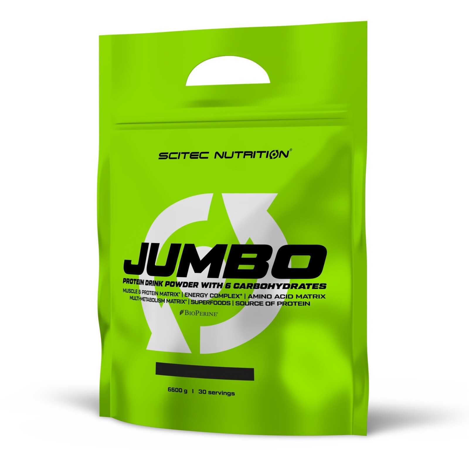 SCITEC NUTRITION JUMBO PROTEIN DRINK POWDER CARBOHYDRATES 6600G VANILLA