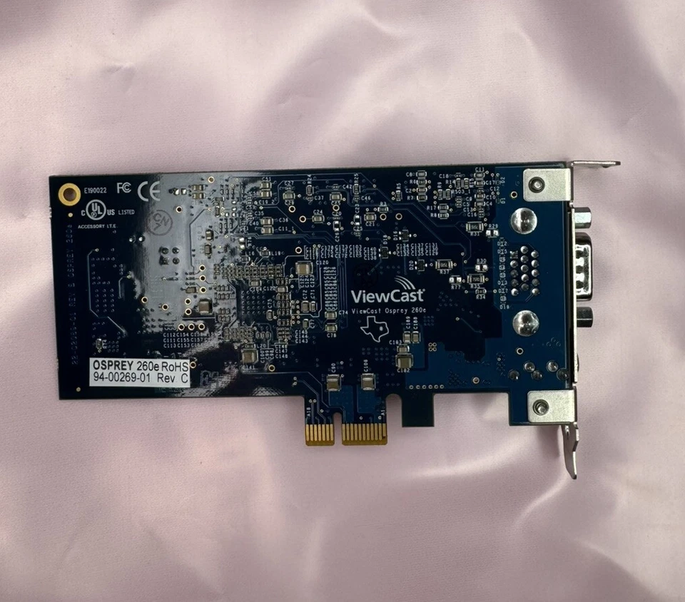 ViewCast Osprey 260e PCI-E Analog Video Audio Capture Card LOW PROFILE - Image 2 of 4