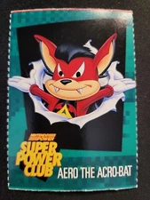 Nintendo Power Super Power Club Magazine Card #113 Aero Acro-bat