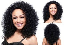 Fashion Long Black Curly Wig For African American Women Lady Girl Hair Wigs Cap