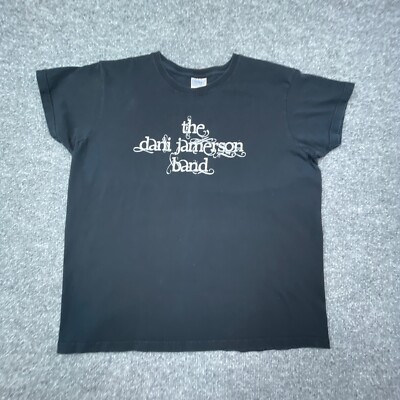 Dani Jamerson Band Shirt Womens Medium Black Crew Short Sleeve Concert Ladies