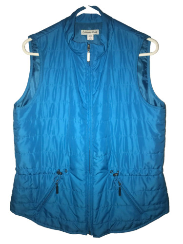 Coldwater Creek Ski Vest Puffer Size 10-12 Zipper… - image 1