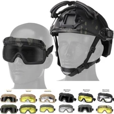 Anti Impact Anti Fog Airsoft Goggles Tactical Safety Goggles Anti Fog Glasses