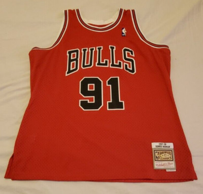 XL Mitchell＆Ness NBA JERSEY BULLS RODMAN Chicago Bulls Mitchell & Ness Dennis Rodman 1995-96 Jersey