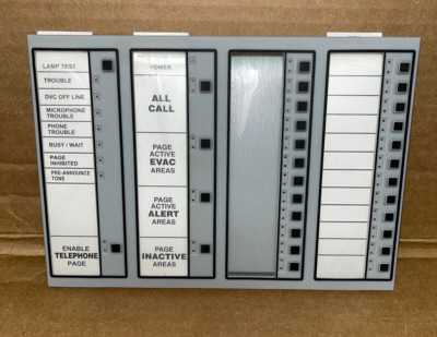 NOTIFIER, DVC-KD, DIGITAL VOICE COMMAND KEYPAD & DISPLAY