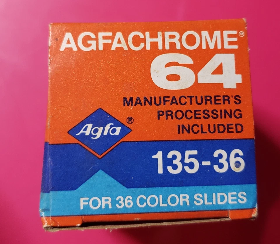Agfa Agfachrome 64 Color Slide Film 35mm Roll 36 Exposures Vintage 1985 -Expired - Image 2 of 4