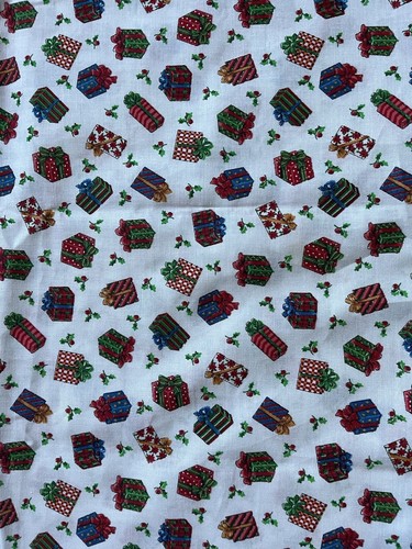 Christmas Fabric For Quilting Or Sewing VIP Print Cranston Print Works Present