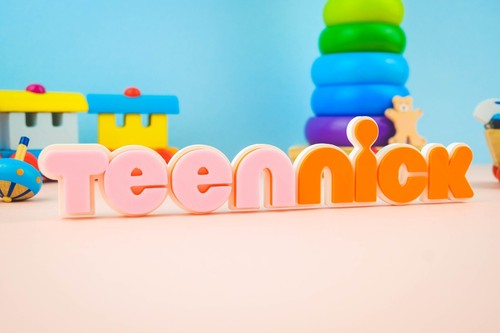 Teen Nick Logo 3D Printed Kids Toy Gift Pretend Play Television Nickelodeon - Picture 3 of 6