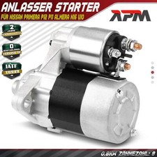 Anlasser Starter 0,8 KW 8 Zähnez. für Nissan Primera P12 P11 Almera N16 1.5-1.8