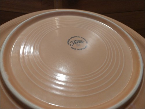 USED FIESTAWARE TANGERINE 10 1/2" DINNER PLATE - Bild 5 von 6
