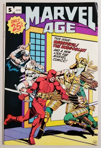 Marvel Age #5 Bronze Age 1983 Marvel Comic Daredevil, Hobglobin