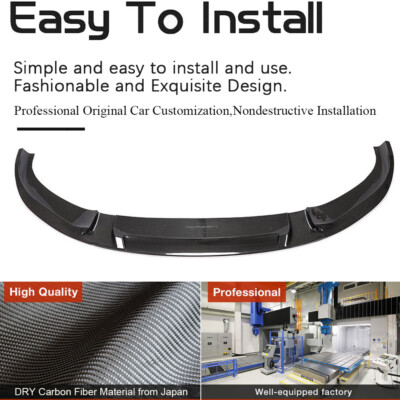 Fits BMW 8 Series G14 G15 G16 M850i M-Sport Dry Carbon Front