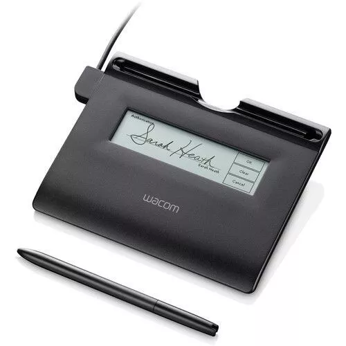 Wacom STU-300 / K USB LCD Signature Tablet Pad with Stylus Pen and USB Cable