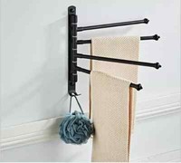 Towel Rack Bathroom Wall Mounted Chrome Stainless Steel Towel Rail Holder UK