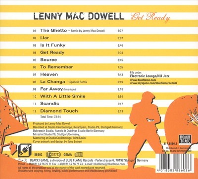 LENNY MACDOWELL - GET READY * NEW CD