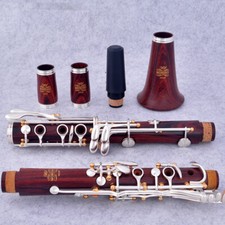 Professional Cocobolo Clarinet A Tune 17 Keys Silver Plated Klarinet-Weike