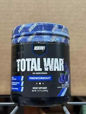 REDCON1 TOTAL WAR Pre Workout 30 Serv Energy Focus Free Ship 2027 EXP SALE